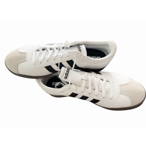 Adidas VL Court Base Cloud White Core Black Grey ID3711 Men\'s Size 9 NWOB main image 6